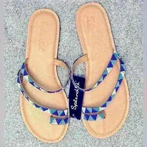 NWT‎ Splendid Beaded Toe Loop Sandal Size 9